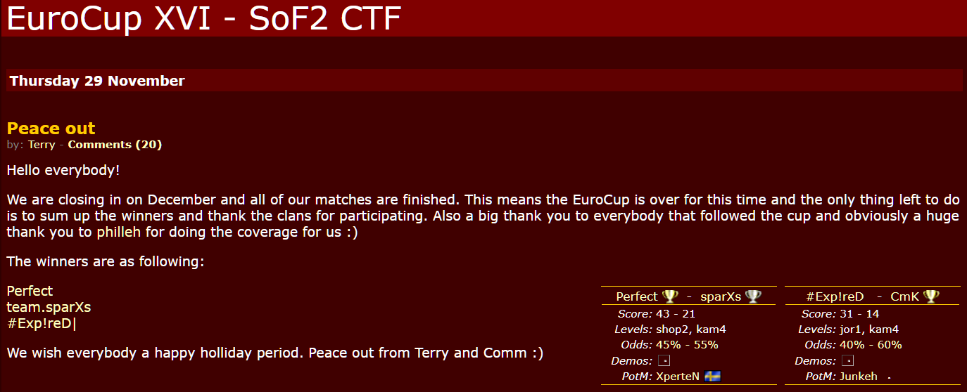 EuroCup CTF XVI - team-perfect