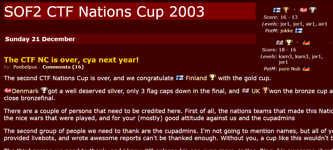 NationsCup CTF XIV - Finland