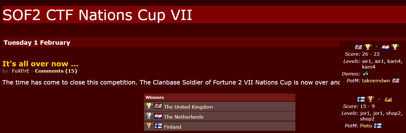 NationsCup CTF XVI - United Kingdom