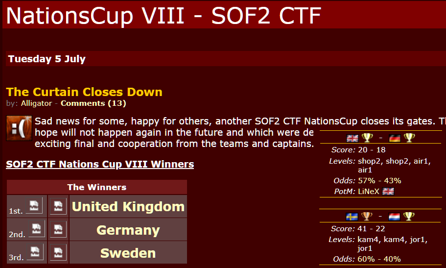 NationsCup CTF XVII - United Kingdom