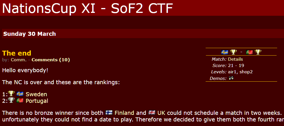 NationsCup CTF XX - Sweden
