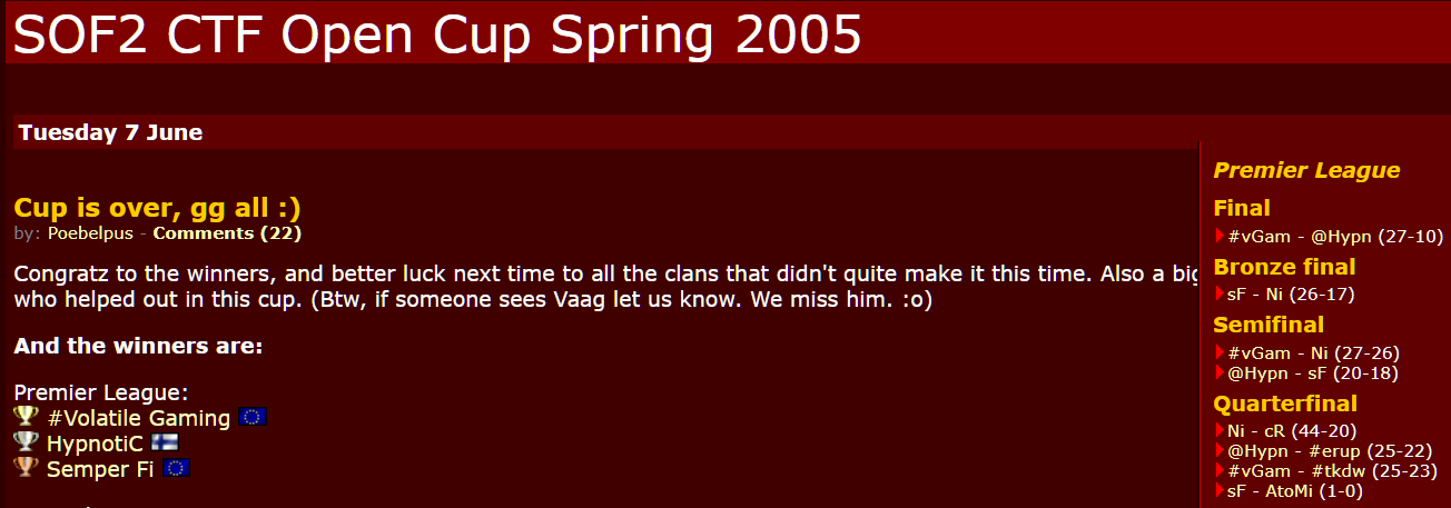 OpenCup CTF 2005 - volatile Gaming