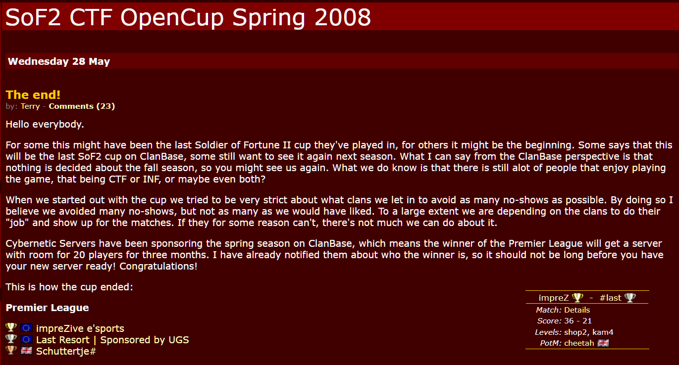 OpenCup CTF 2008 - impreZ Games