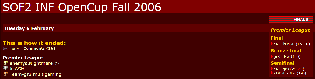 OpenCup INF 2006 - enemys.Nightmare
