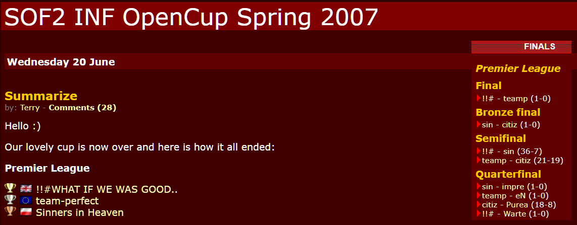 OpenCup INF 2007 - !!#WHAT IF WE WAS GOOD..